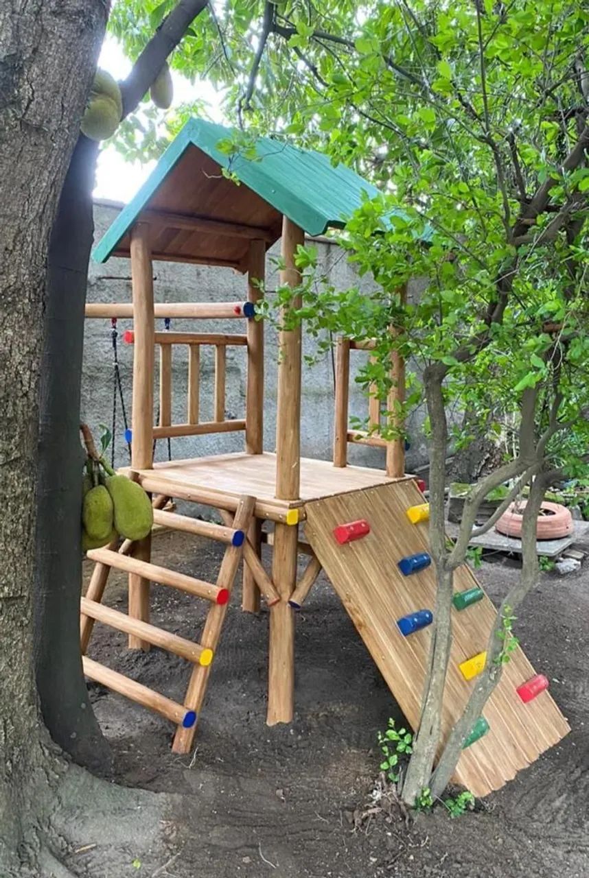 Playground parquinho de madeira infantil 