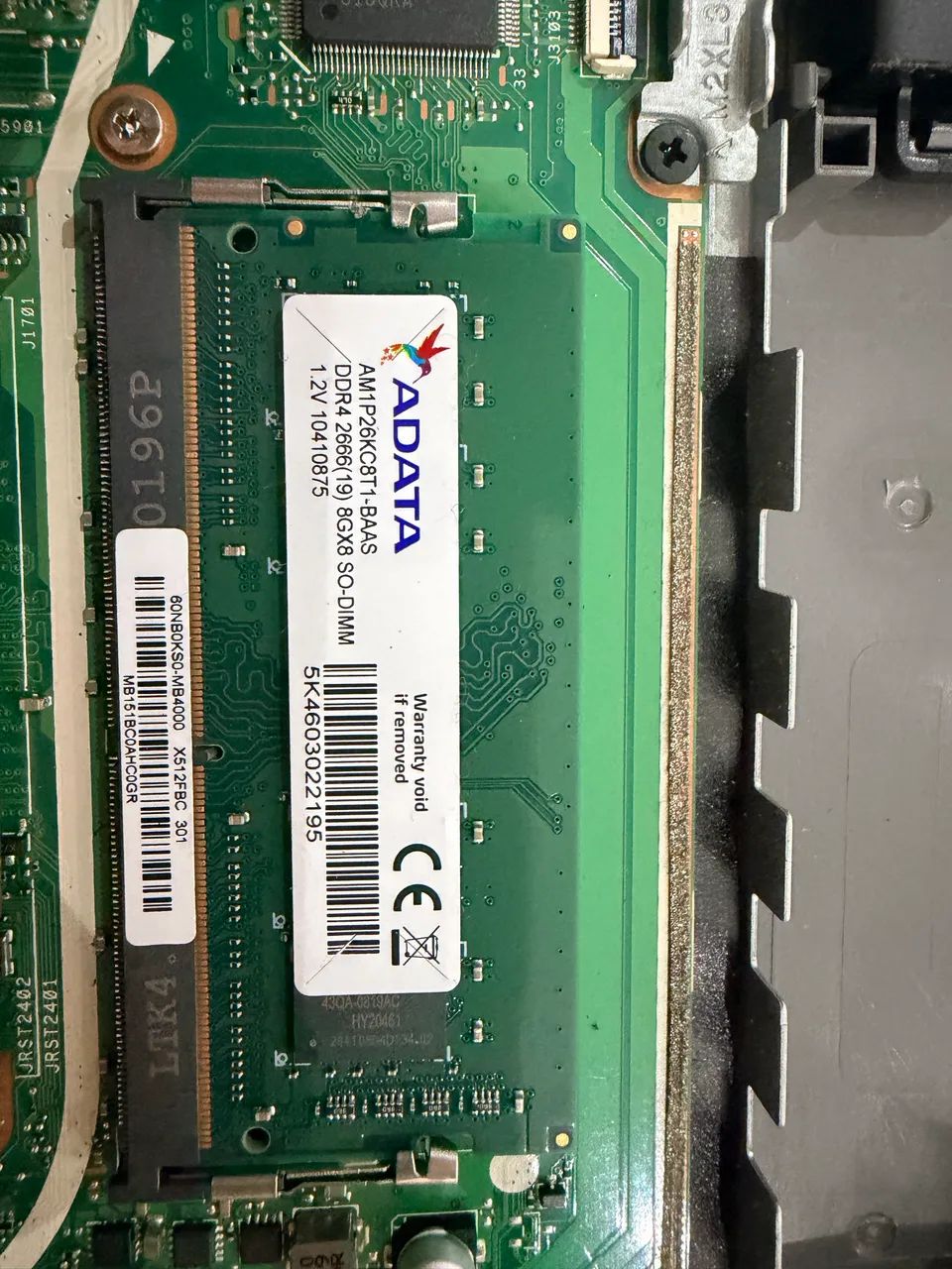 Notebook ASUS x512fb Intel i5, 8GB memória, placa GeForce (para peças) - Foto 3