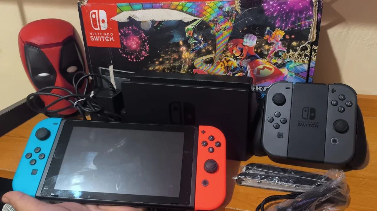 Nintendo switch v2,  256gb , lojas virtuais 
