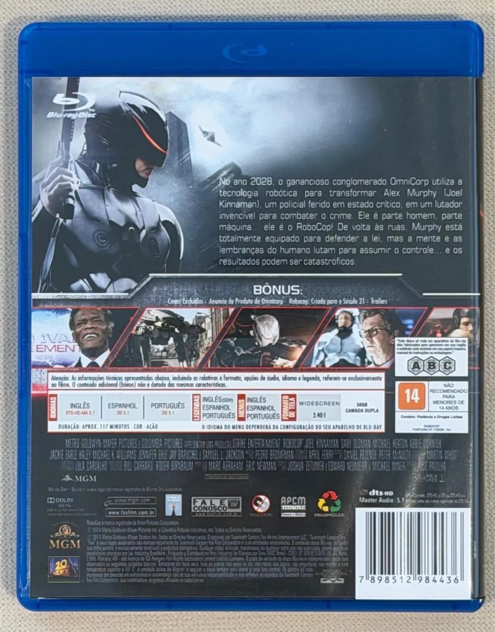 BLU-RAY ROBOCOP (ORIGINAL) - Foto 2