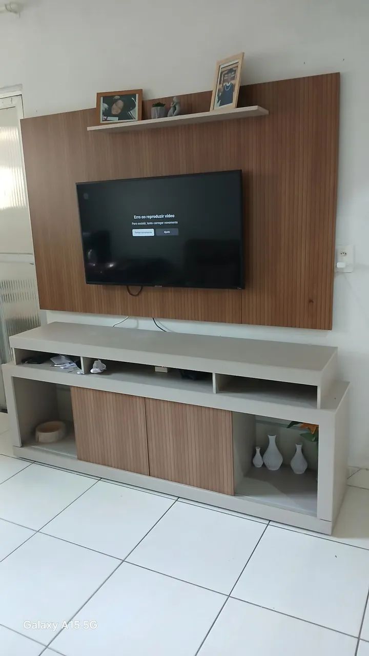 Rack com painel para tv até 50 polegadas 