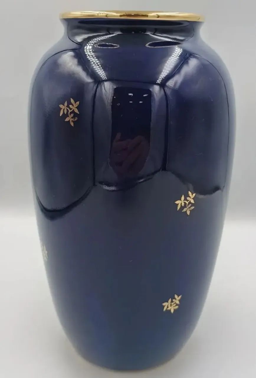 Antiguidade vaso porcelana LIMOGES França Atelier Camille Tharaud  - Foto 5