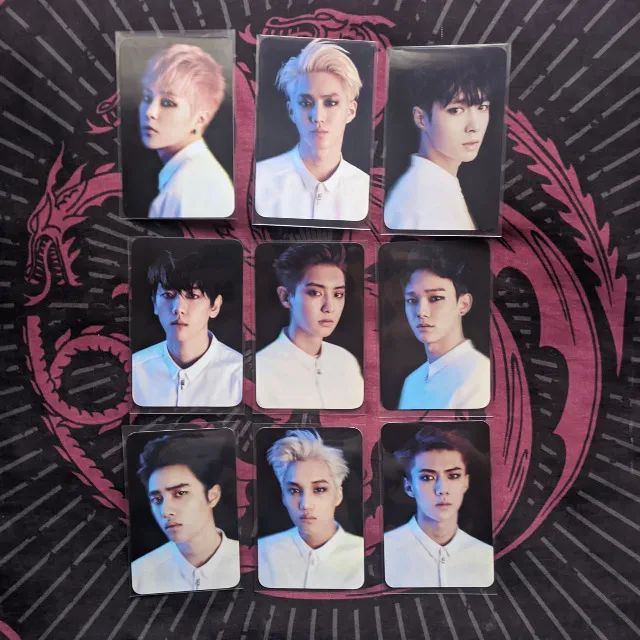 EXO photocards overdose+MAMA