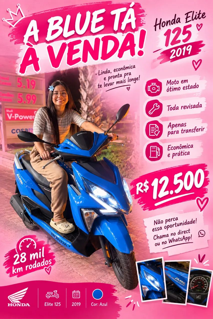 Honda elite 2019 125 - Foto 2