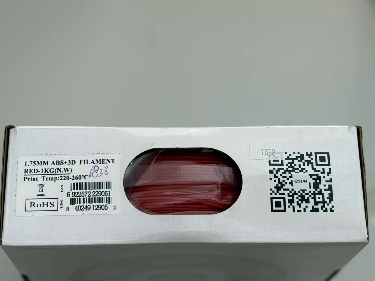 Esun ABS+ Red 1.75mm 1kg - Foto 2