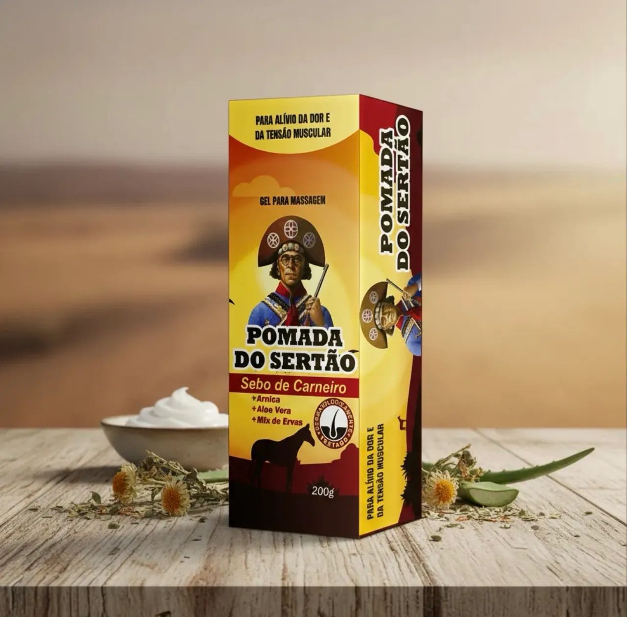 POMADA DO SERTÃO - ALÍVIO RÁPIDO PARA DORES MUSCULARES  - Foto 2