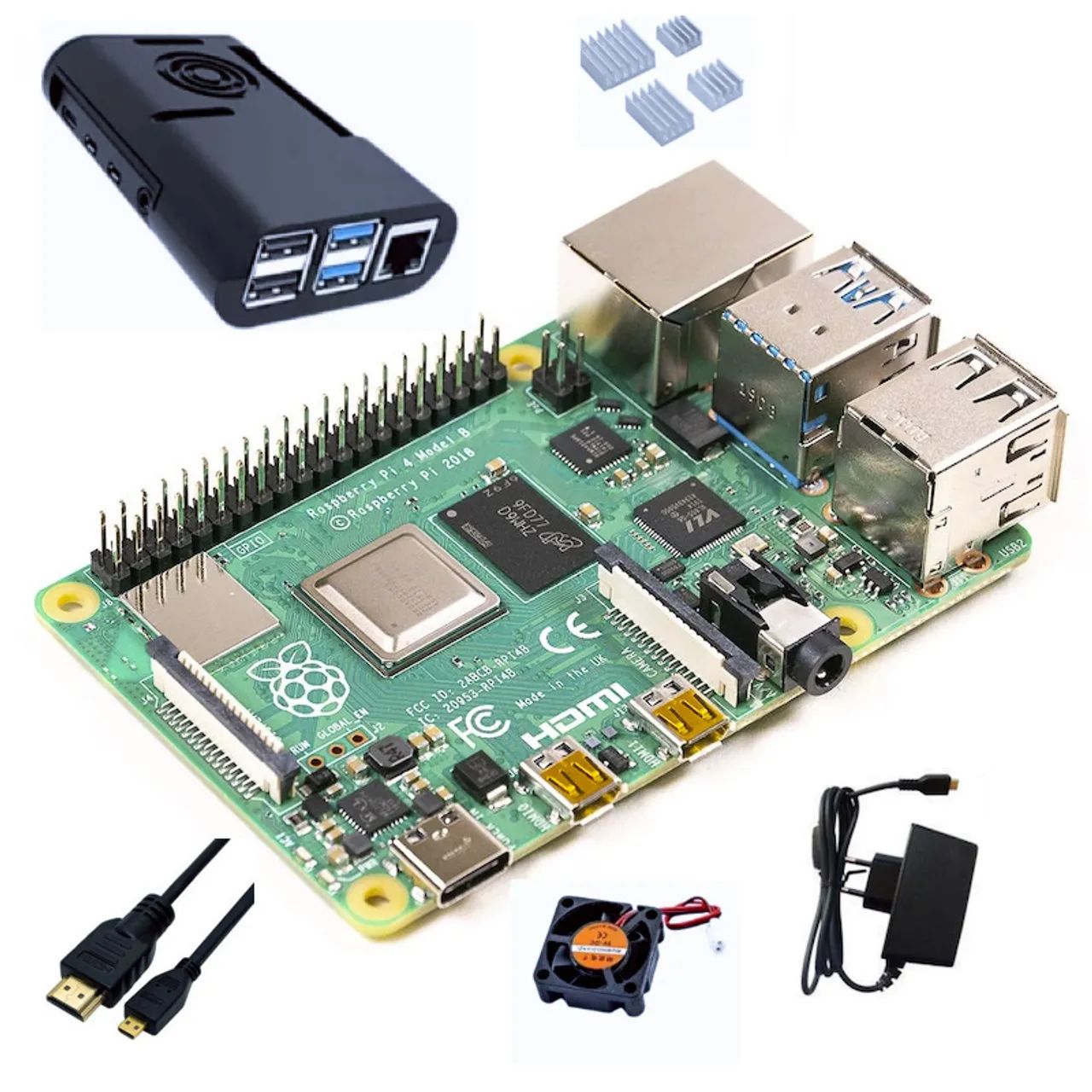 Kit Raspberry Pi4 Pi 4 Model B 4gb