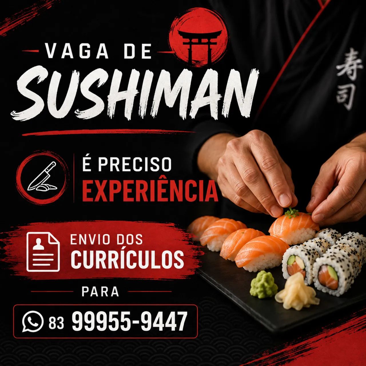 Vaga de sushiman