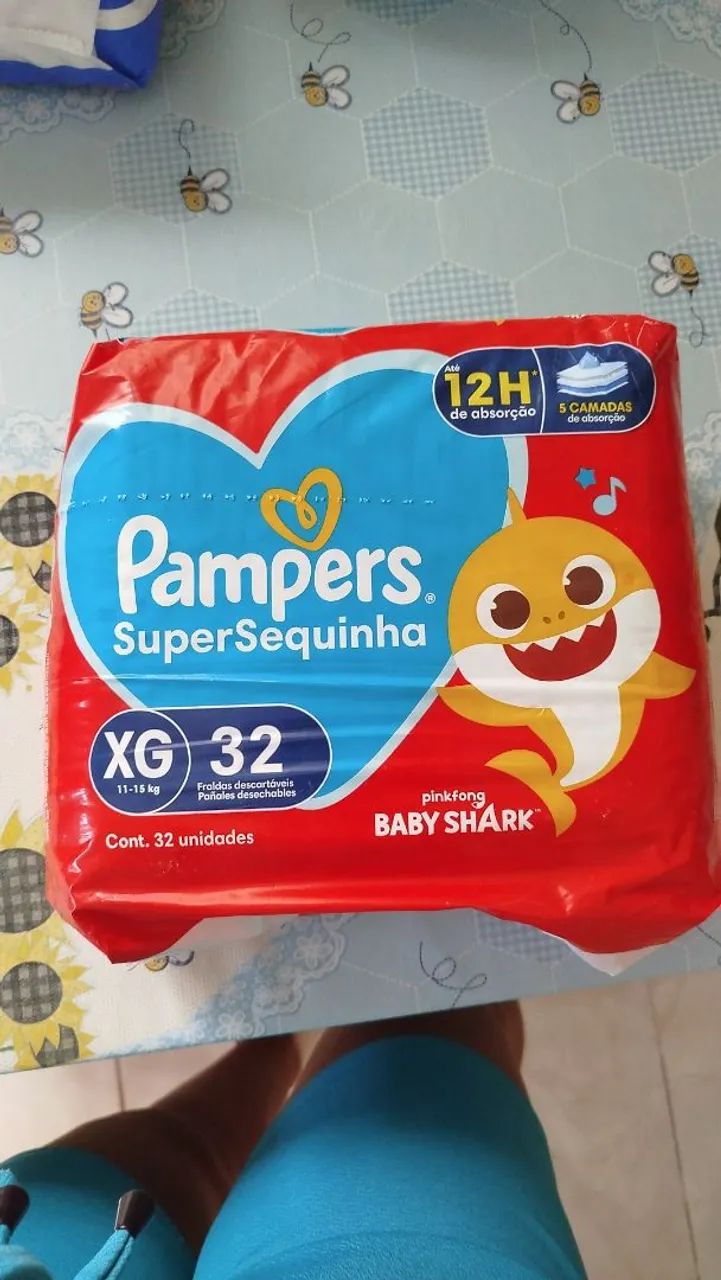 Fraldas xg lacradas na validade 