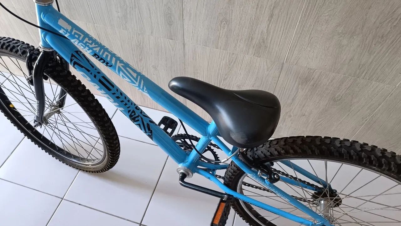 Bicicleta Aro 24 - Cairu Flash Boy Azul - Foto 3