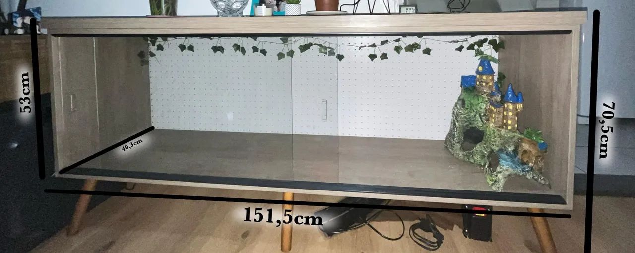 Terrário para répteis 