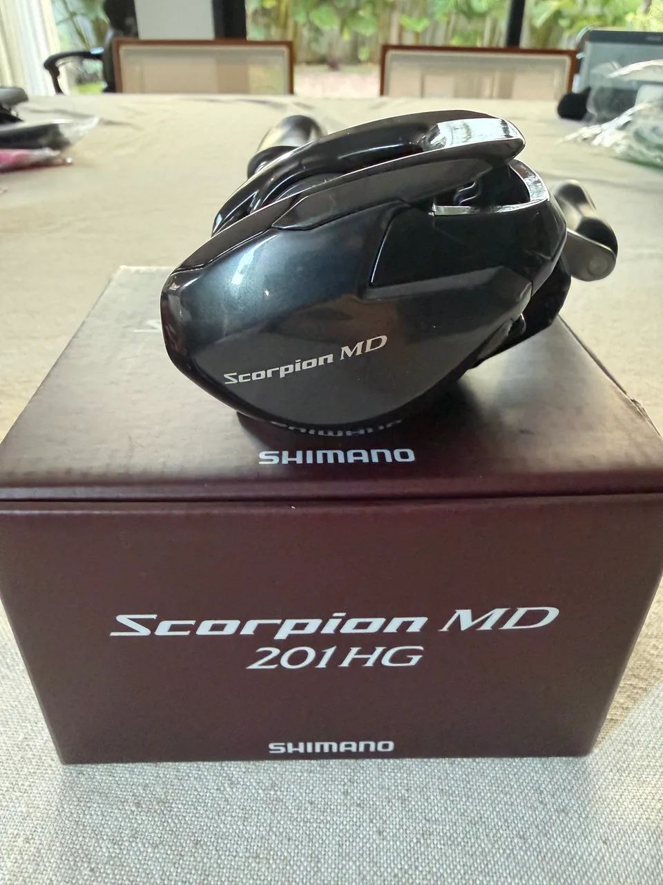 Carretilha Shimano Scorpion MD 201HG - Foto 3