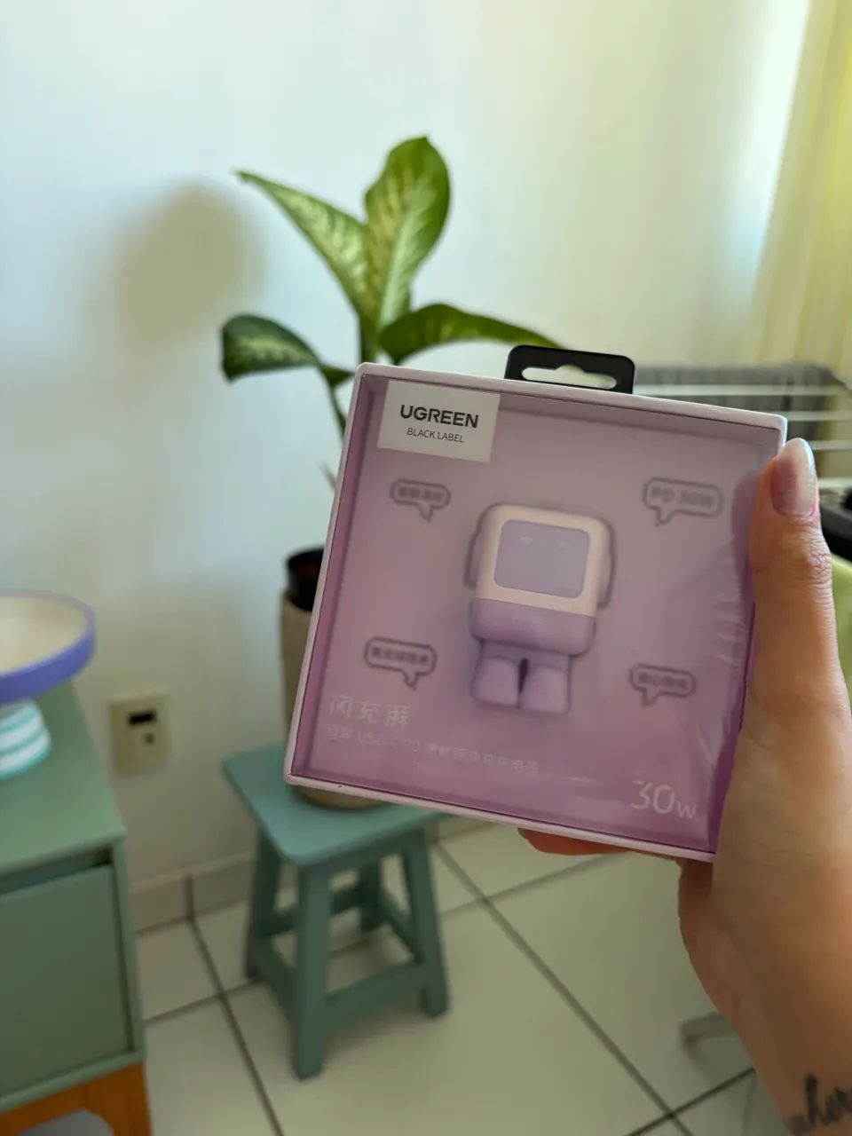 Carregador ugreen robô - USB-C
