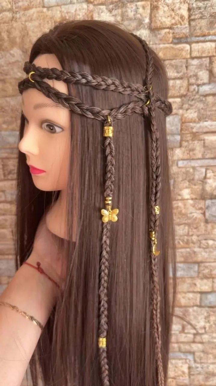 Tiara de trança 