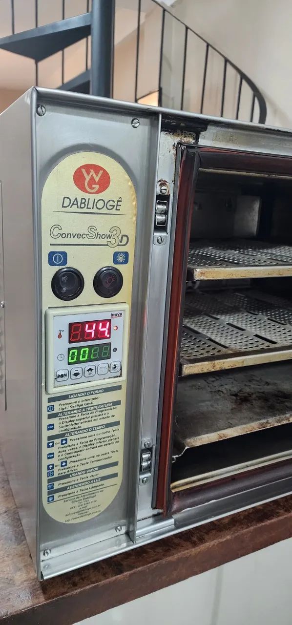 Forno de Convecção Elétrico Industrial Inox WG Dabliogê 4000W - Foto 3