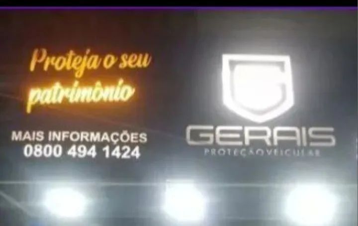 LETREIRO PAINEL ILUMINADO 1,30 x 2,49