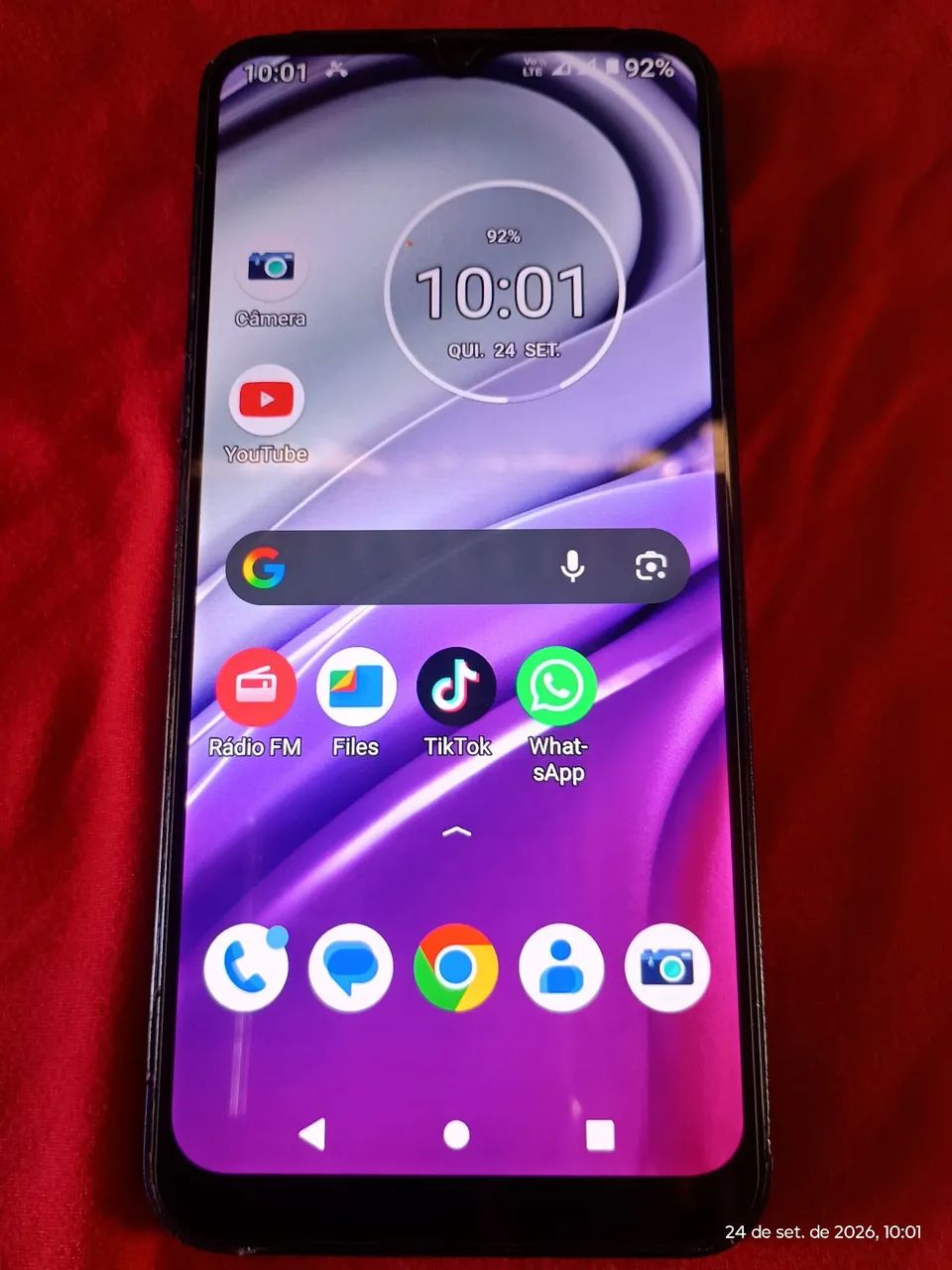 MOTO E 40 64 GB SEM DEFEITO E SEM TRICO - Foto 2