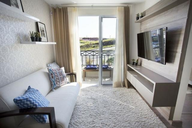 (V) Lindo apto 2 dorms com sacada, entrada em 36x e Ganhe o ITBI e Registro - Foto 8