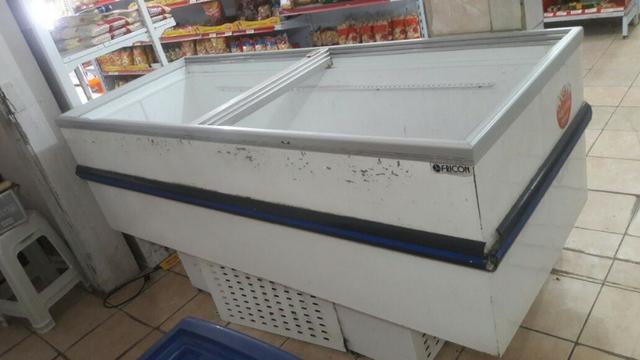 Ilha Expositora Refrigerada Para Congelado 2 metroa