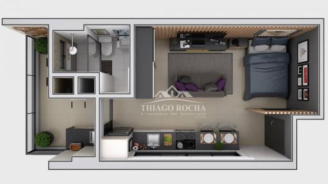 Studio com 1 dormitório à venda, 30 m² por r$ 140.900 - são pedro - são josé dos pinhais/p - Foto 9