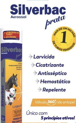 Mata bicheira silverback prata e azul