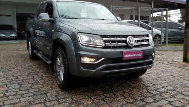 VOLKSWAGEN AMAROK CD HIGHLINE 4MOTION 2.0 BI-TDI AT Cinza 2016/2017