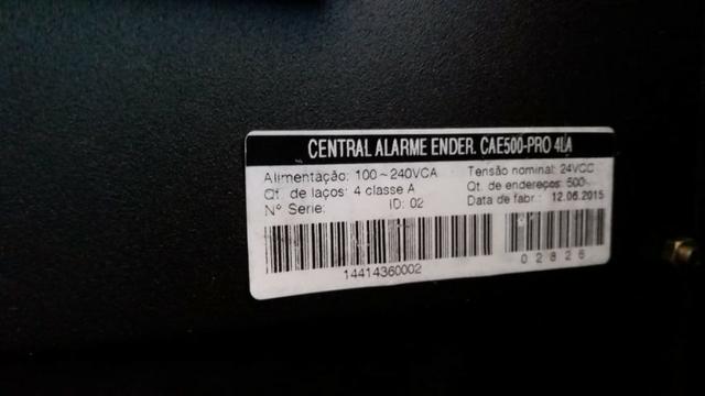 Central Alarme endereçavel - vendo ou troco (semi-nova) - Foto 5