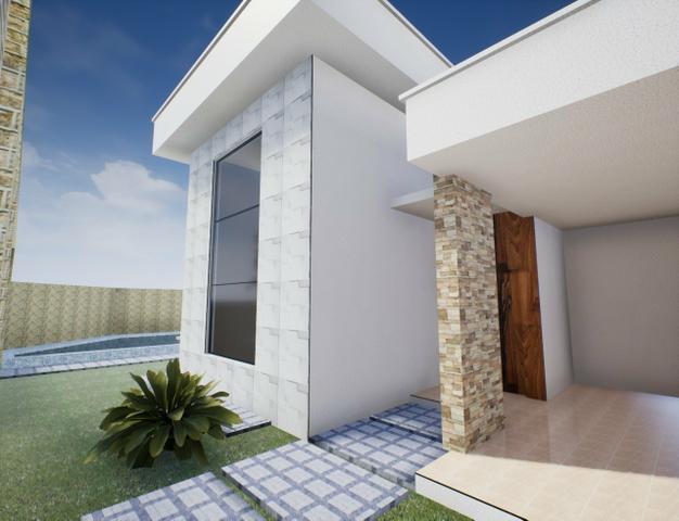 Casa nova 3suítes piscina churrasqueira rua 6Vicente Pires condomínio fechado - Foto 3