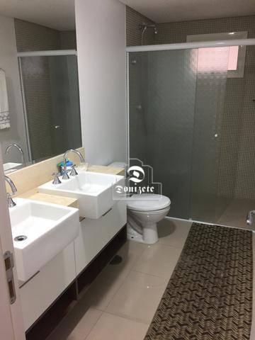 Apartamento com 4 dormitórios à venda, 165 m² por r$ 1.300.000 - bairro jardim - santo and - Foto 15