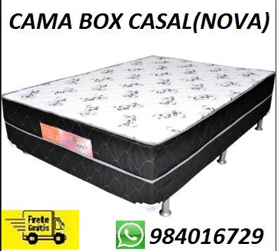 Compre e Receba No Mesmo Dia Linda Cama Box Casal Nova Muito Barata 350,00