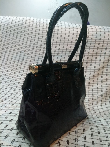 Bolsa croco verniz - Foto 3
