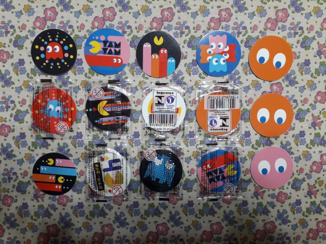 Coleção Tazo Pac Man Elma Chips lote com 15 tazos 