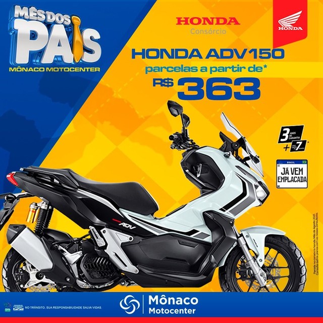 HONDA ADV 150 CONSÓRCIO EM ANDAMENTO