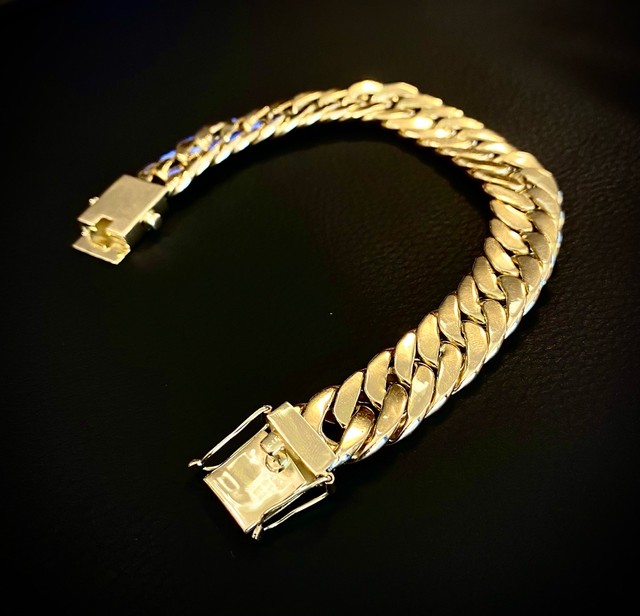 Pulseira Grumet Duplo em Ouro 18K 750 - Foto 4