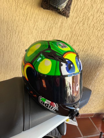 capacete agv tartaruga replica