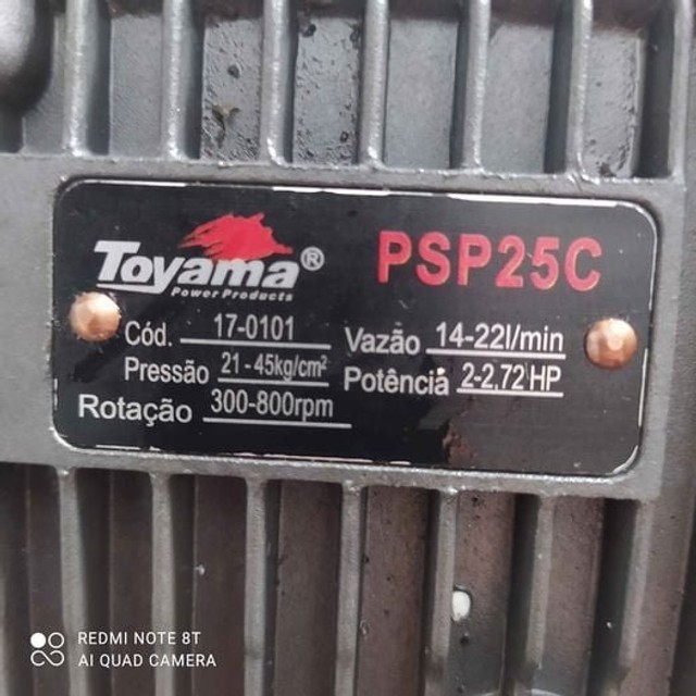 Bomba P/Lava Jato Profissional Psp25c - Toyama (Loja) - Foto 5