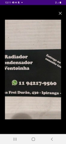 Radiador Nissan March Versa