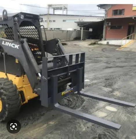 Garfos Paleteiro Mini carregadeira Bob Cat Na FT Empilhadeiras  - Foto 3