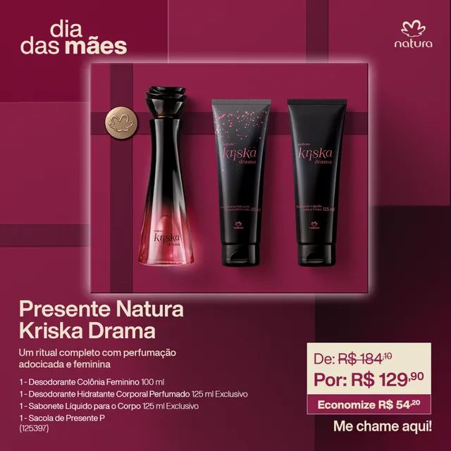 Perfume kit Kriska drama - Natura - Beleza e saúde - Cidade Nova, Belo  Horizonte 1177724931 | OLX