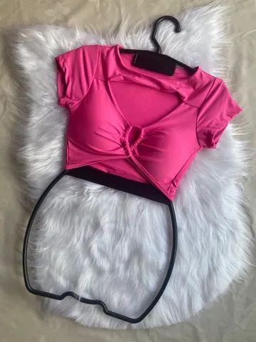 Cropped Decote Puxador