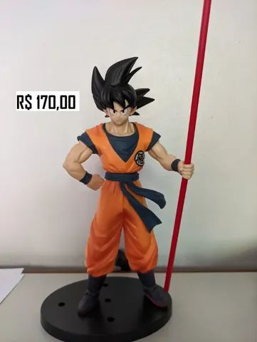 Dragon Ball Anime Action Figure Brinquedos, Super Saiyajin, Magro