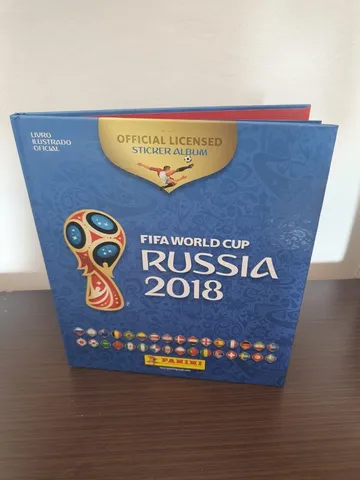 Álbum Capa Dura da Copa do Mundo Rússia 2018 + 60 Figurinhas