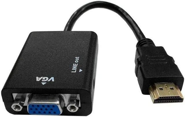 Kit com 5 Cabos Conversores HDMI para VGA Multilaser - Foto 2