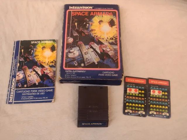 Space Armada Original + Caixa E Manual Com Desgastes