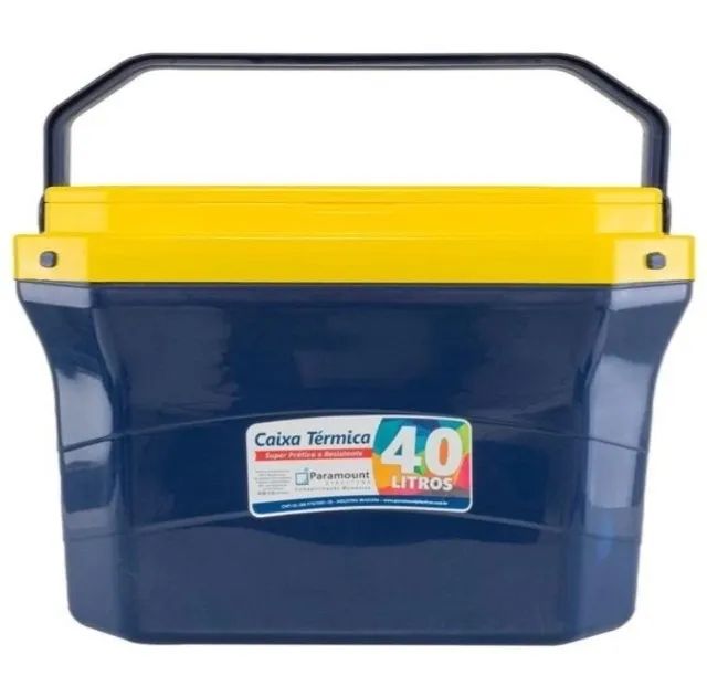 Cooler Caixa Termica 40Litros Suporta 55Latinha 8Garrafa 2Litros Praia Piscina Eventos PMT - Foto 5