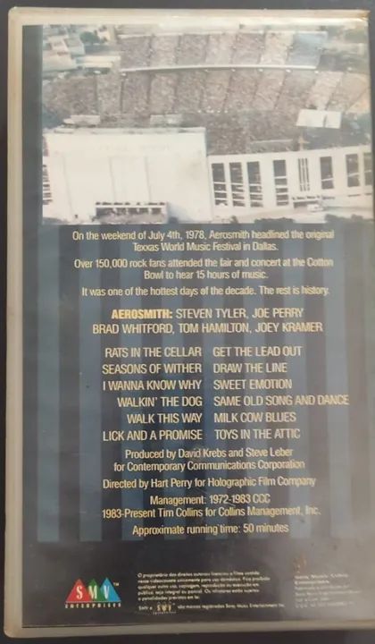 aerosmith vhs - Foto 3