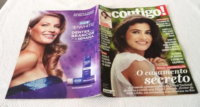 Revista Contigo 15 janeiro 2015 Capa Renata Vasconcellos. Para Colecionadores. - Foto 2