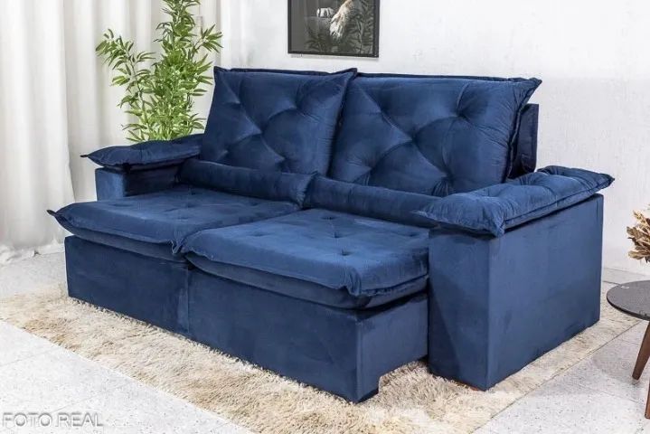 Sofá Cama Retrátil Roma.  Produto Novo.  Pronta Entrega. - Foto 2