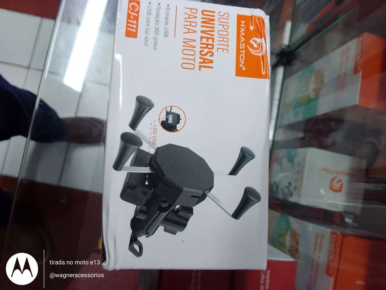 Suporte garra com usb