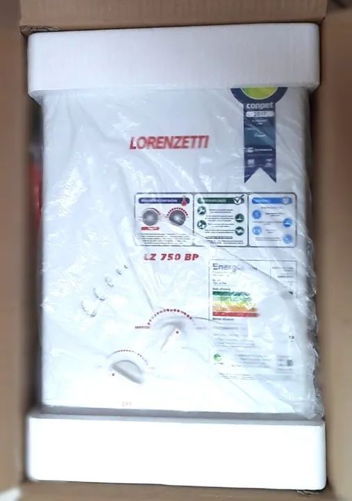 Aquecedor De Água a Gás - Lorenzetti LZ750BP para GLP- Vazão 7,0L Cor Branco